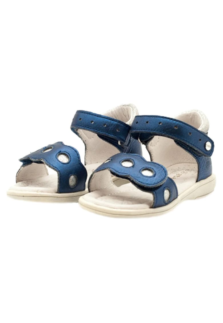 Sandale din Piele Fete - Inchise la Spate - K03-9B - Bleumarin