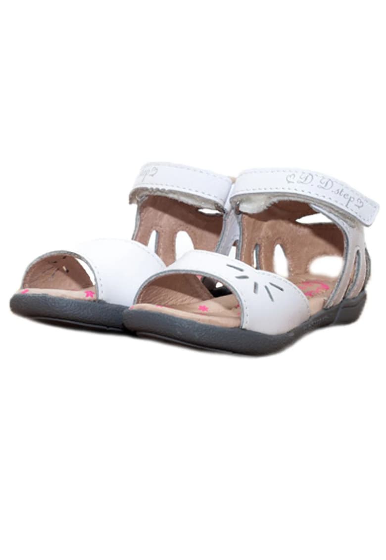 Sandale cu Scai -  din Piele - Inchise la Spate - AC048-802B