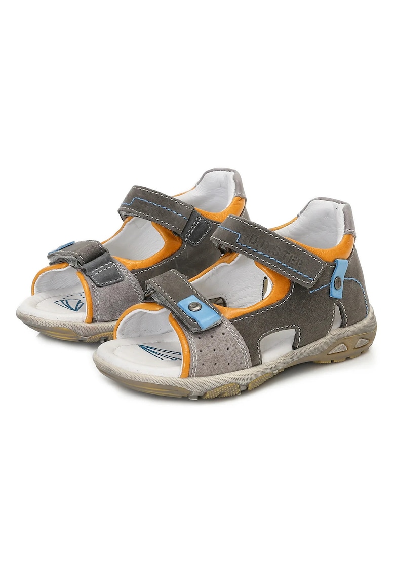 Sandale din Piele Baieti - Usoare - Inchise la Spate - Gri - AC290-7010B - Gri