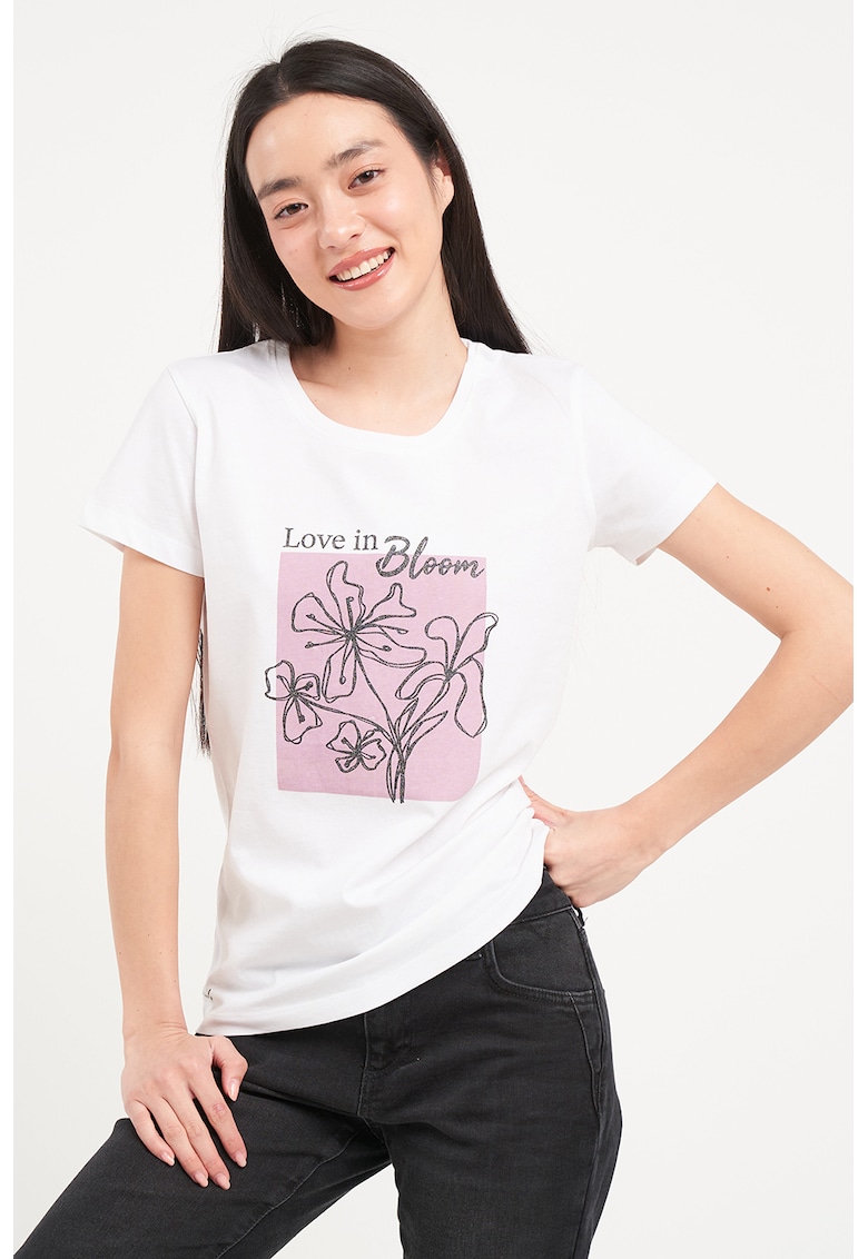 Tricou de bumbac cu imprimeu