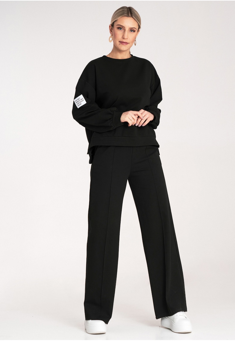 Set trening dama - croi larg - negru - vascoza/poliester -