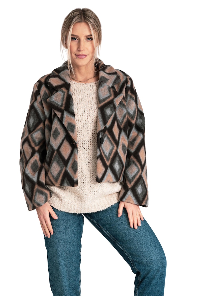 Jacheta dama M1117 - Poliester - Multicolor -