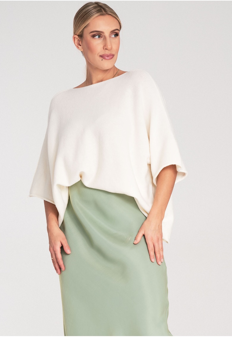 Pulover dama larg - material moale -