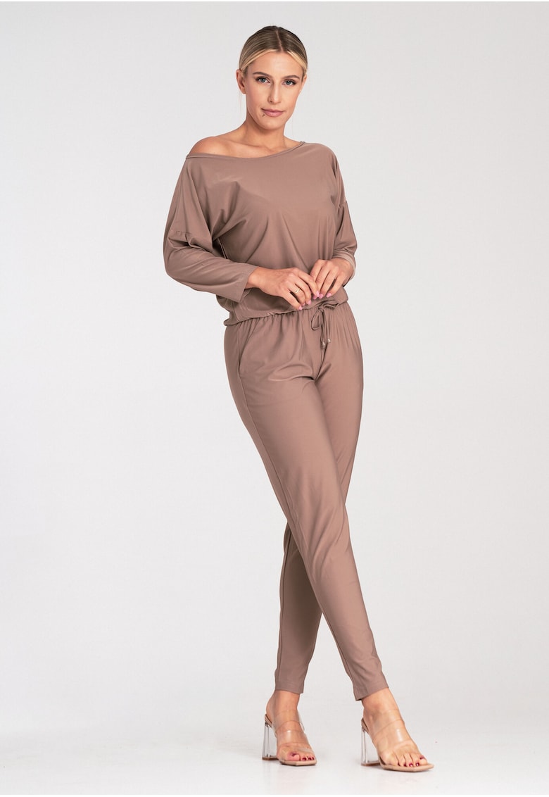 Salopeta dama - eleganta - bej - poliester