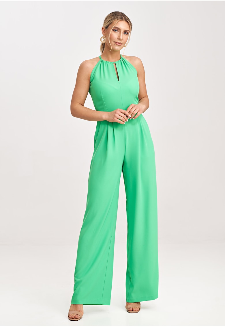 Salopeta dama - eleganta - verde - poliester