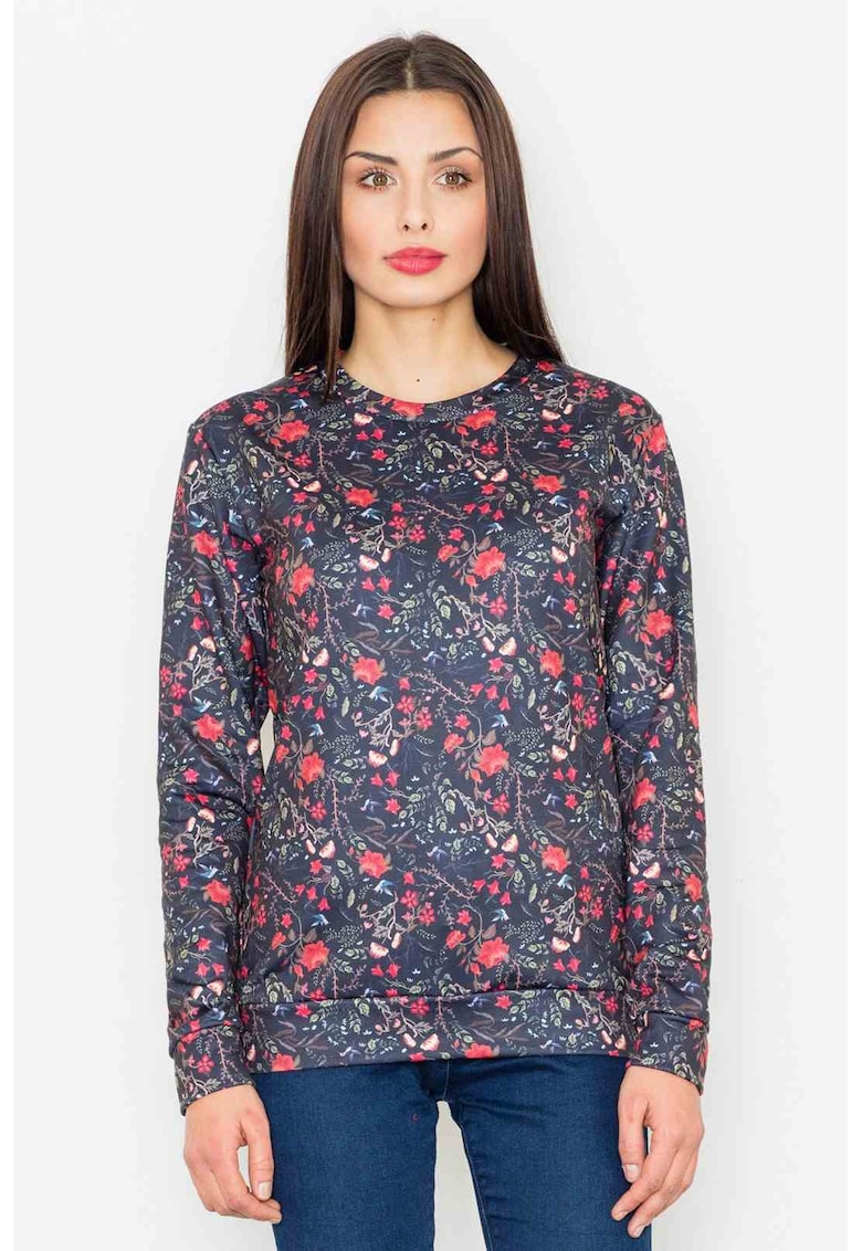 Hanorac model floral - poliester - multicolor