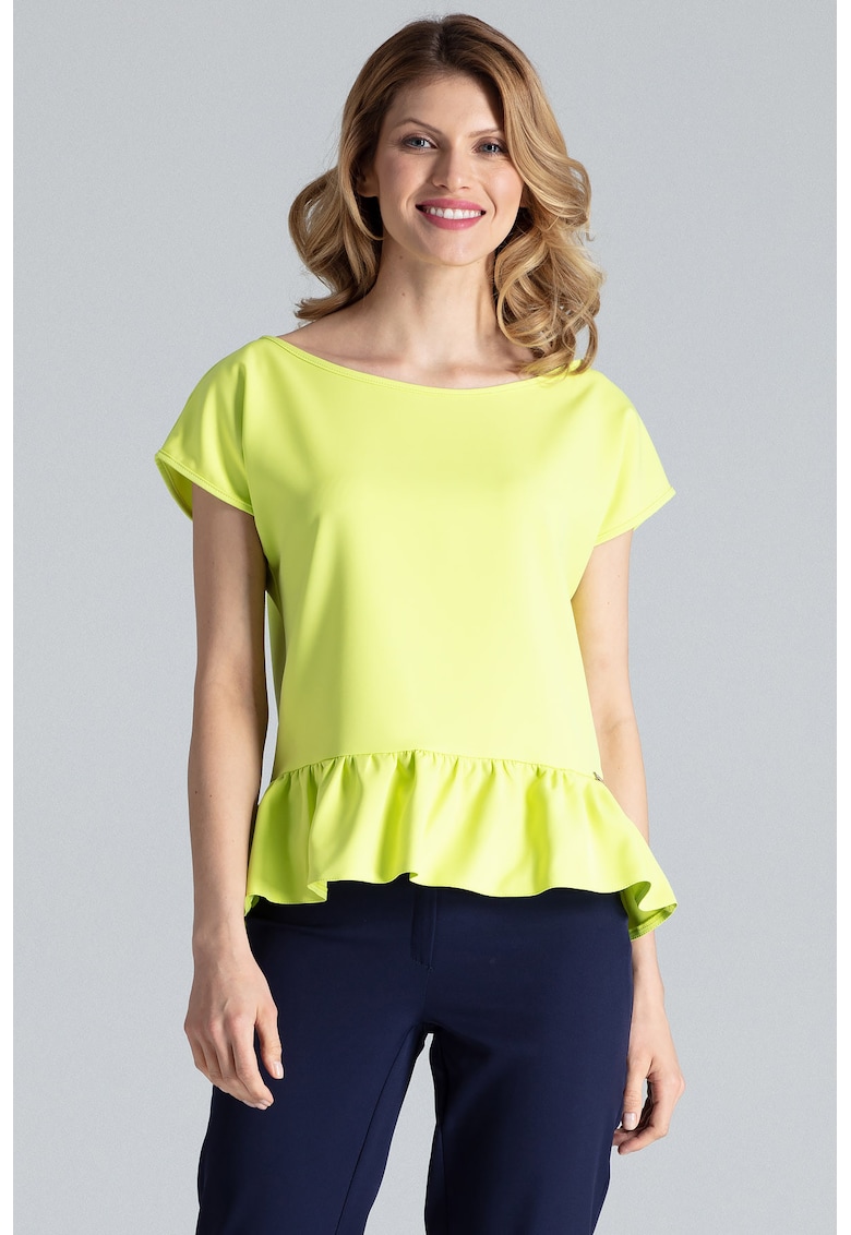 Bluza dama - Poliester/Elastan - Lime - Galben lime