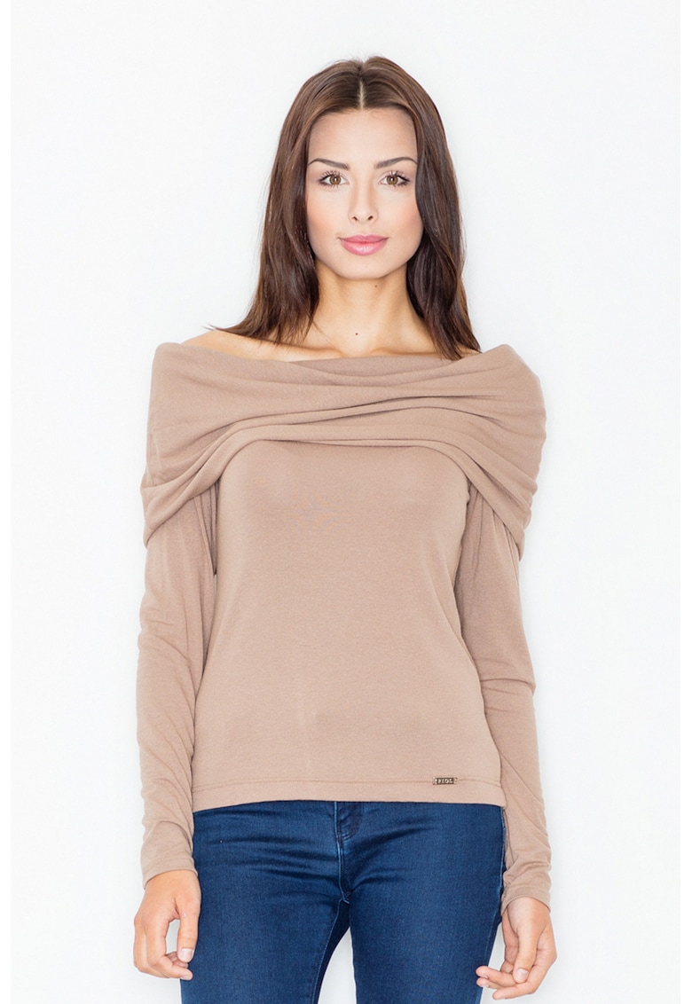 Bluza dama -  Viscoza/Elastan - Bej