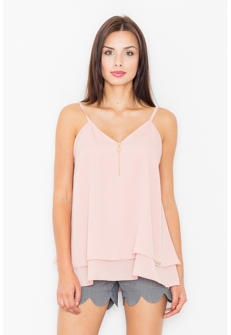 Maiou dama -  Poliester/Viscoza/Elastan - Roz