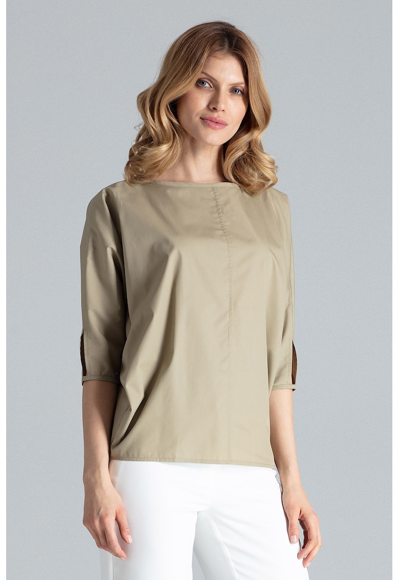 Bluza dama - Bumbac/Poliester - Masliniu