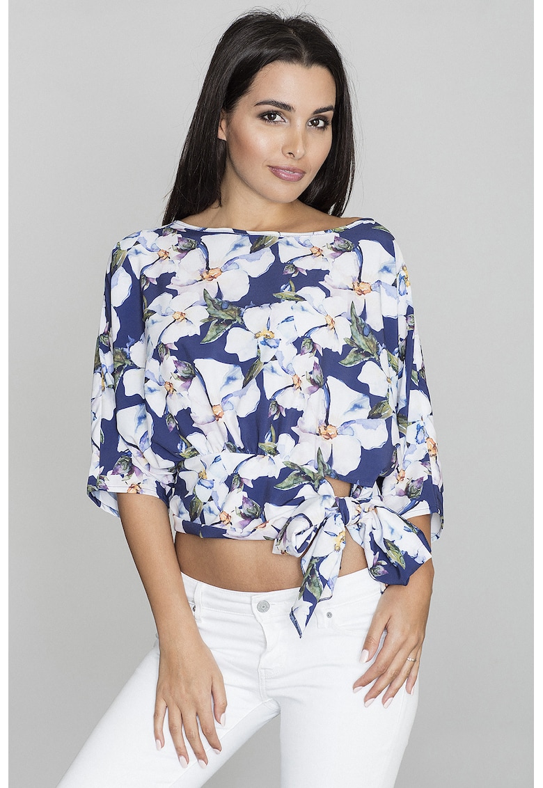 Bluza dama - Poliester/Elastan - Multicolor - Bluza dama - Poliester/Elastan - Multicolor -