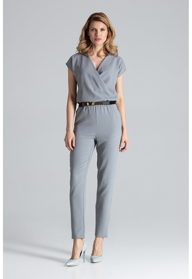 Salopeta formala - gri - poliester