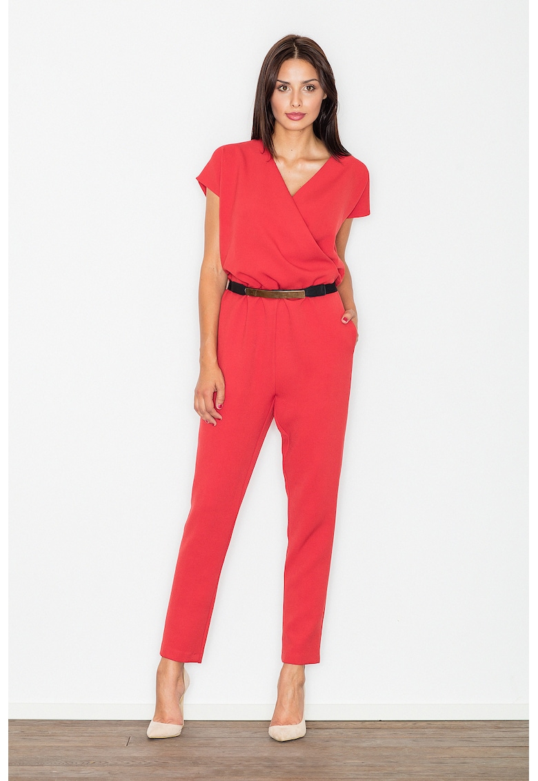 Salopeta formala - rosie - poliester