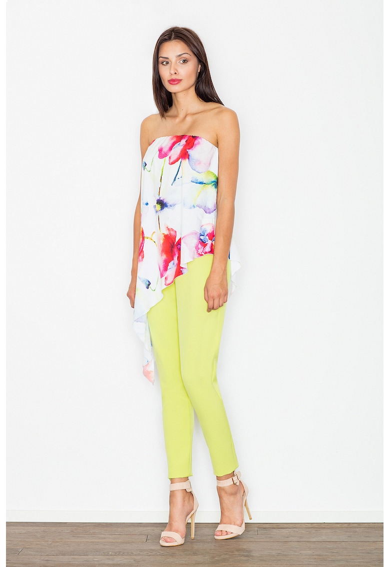 Salopeta - asimetrica - florala - lamaie - poliester