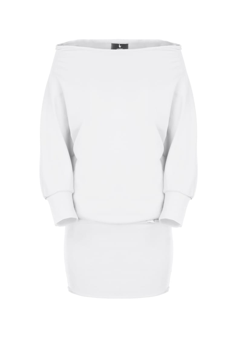 Rochie K254 - ecru - bumbac -