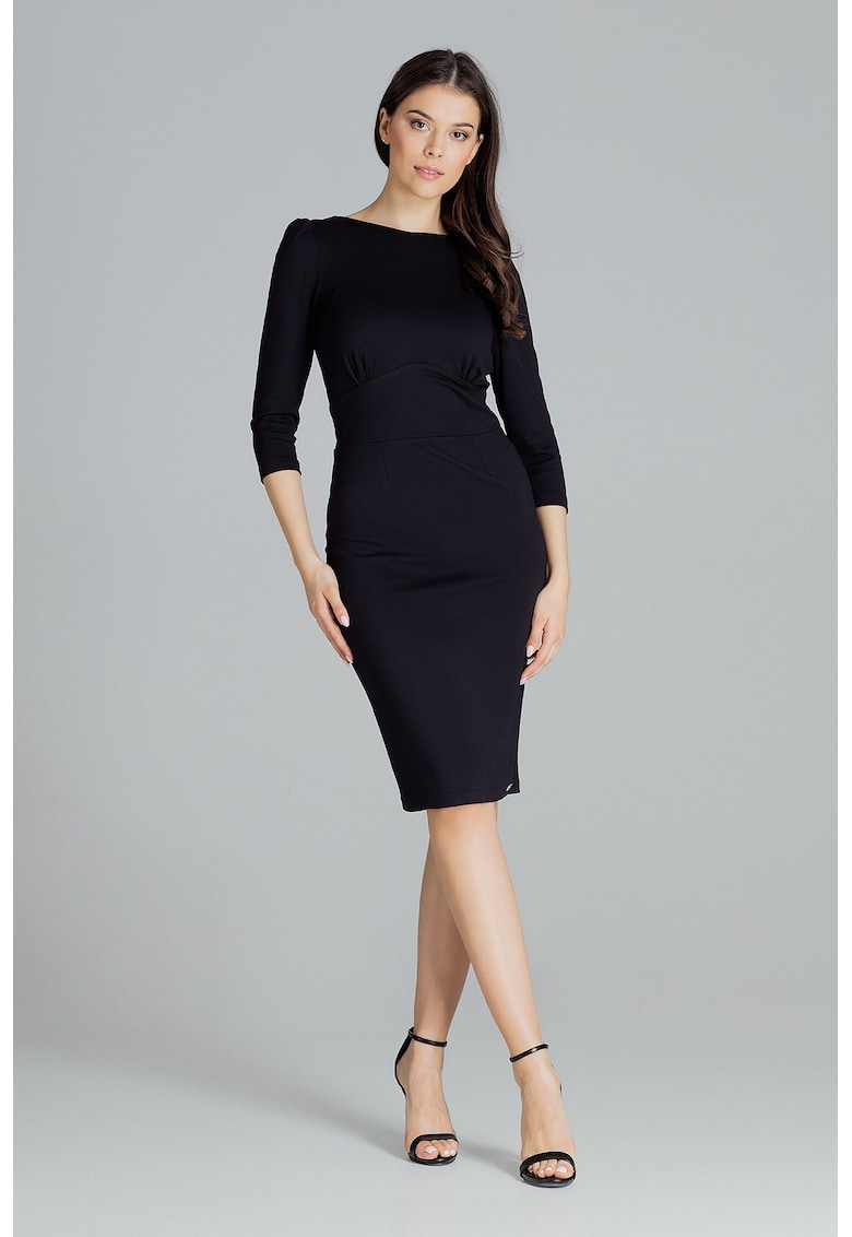 Rochie - neagra - Poliester -