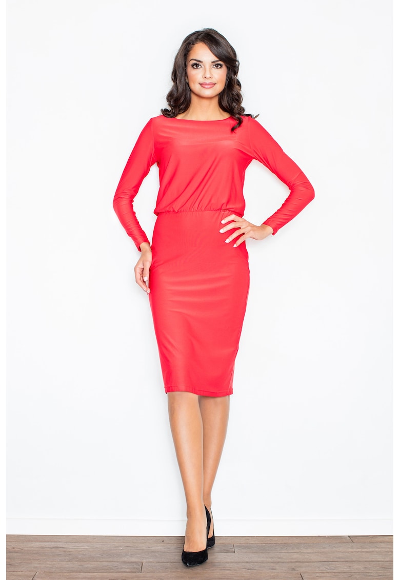 Rochie de zi rosu - Rosu