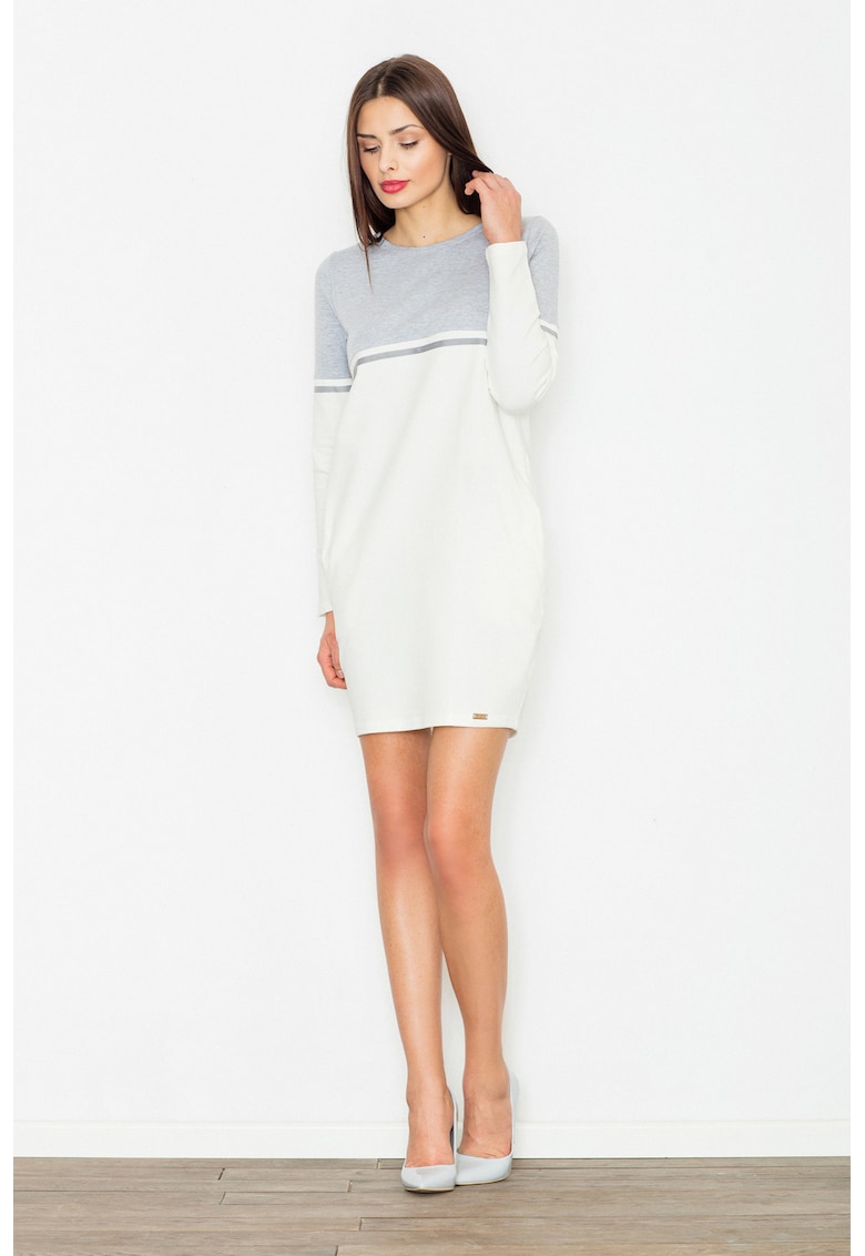 Rochie  M510 - casual - cu buzunare - bumbac 95%