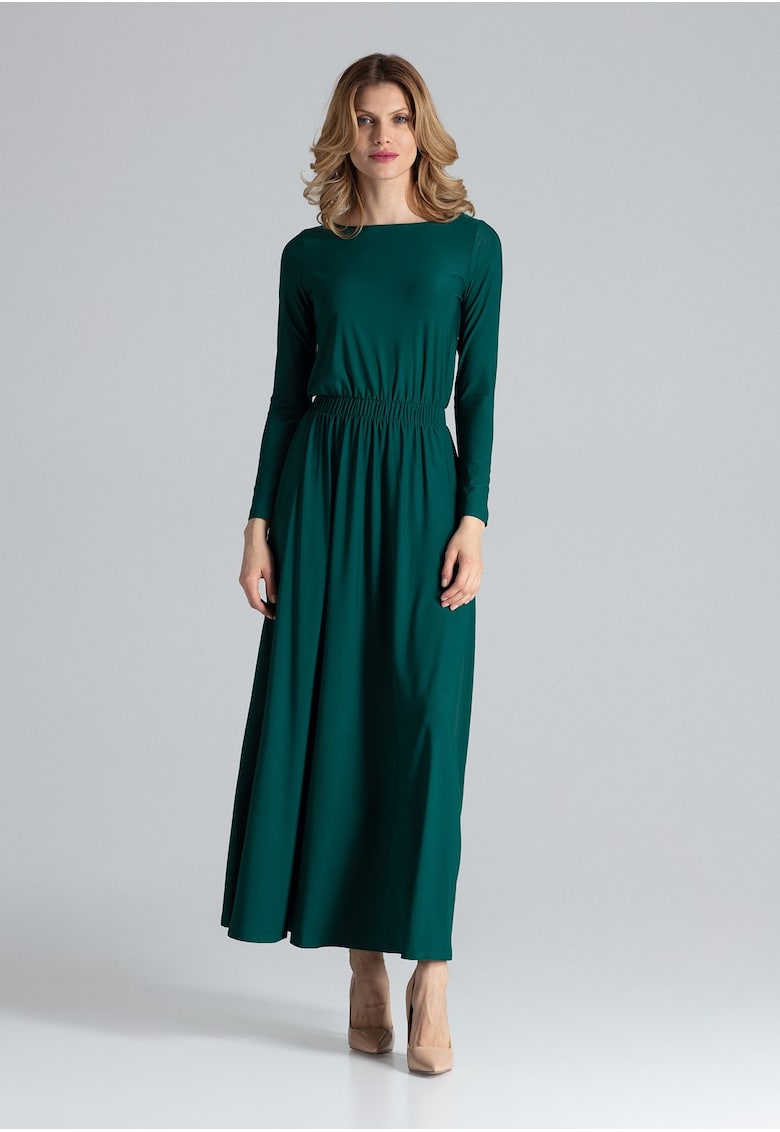 Rochie de seara dama Terd M604 verde