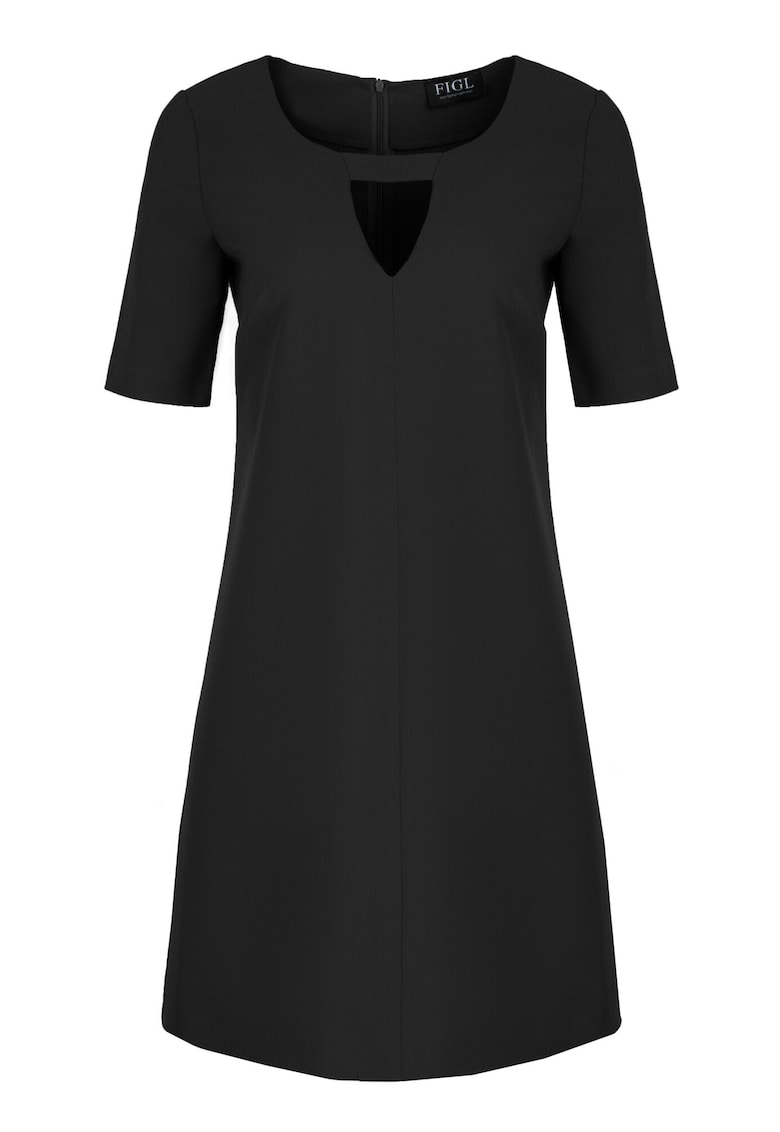 Rochie mini neagra - eleganta - poliester