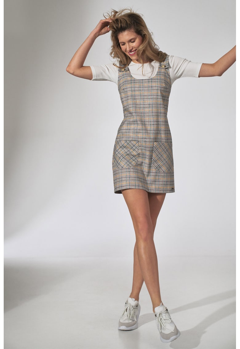 Rochie gri - poliester Rochie gri - poliester