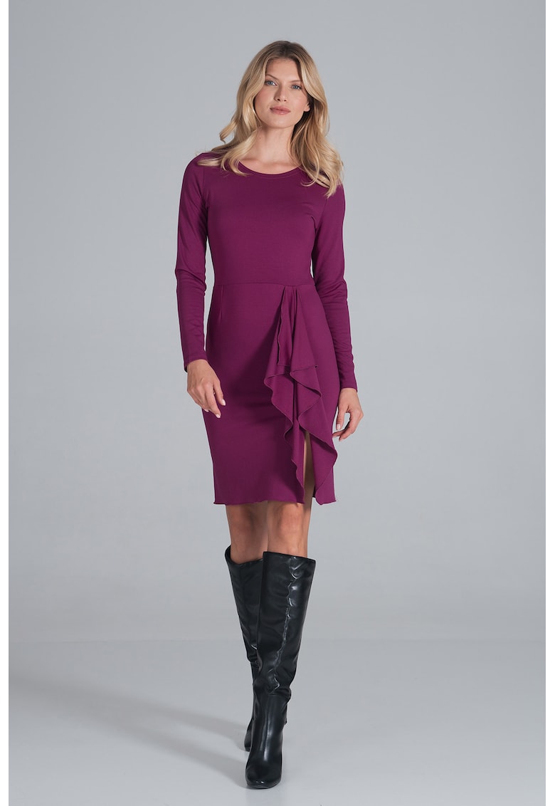 Rochie M839 - violet - viscoza