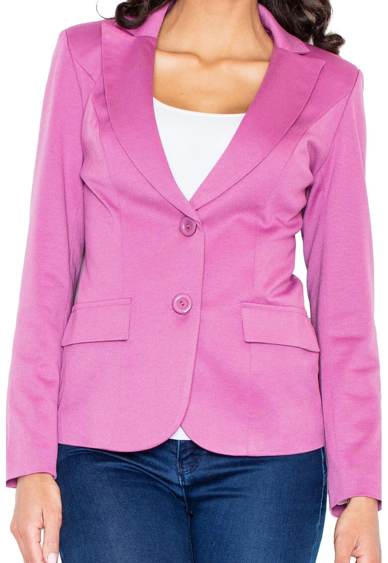 Sacou dama M085 - Poliester/Viscoza - Roz