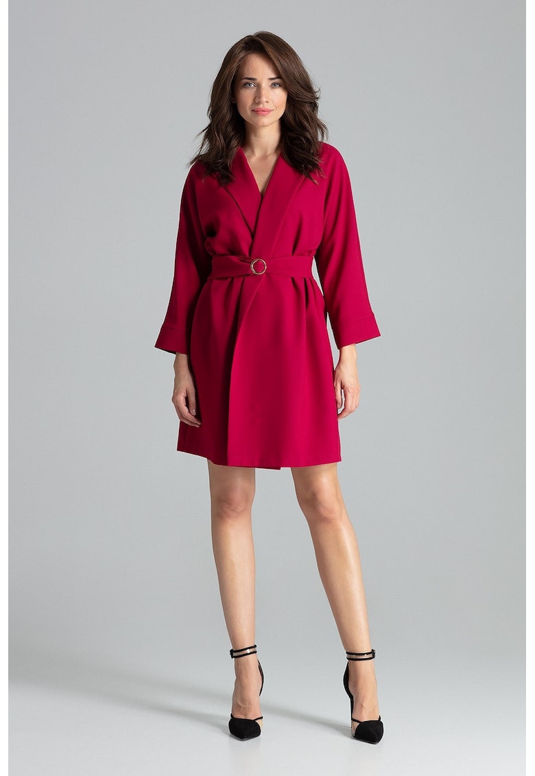 Sacou elegant dama burgundy - poliester -