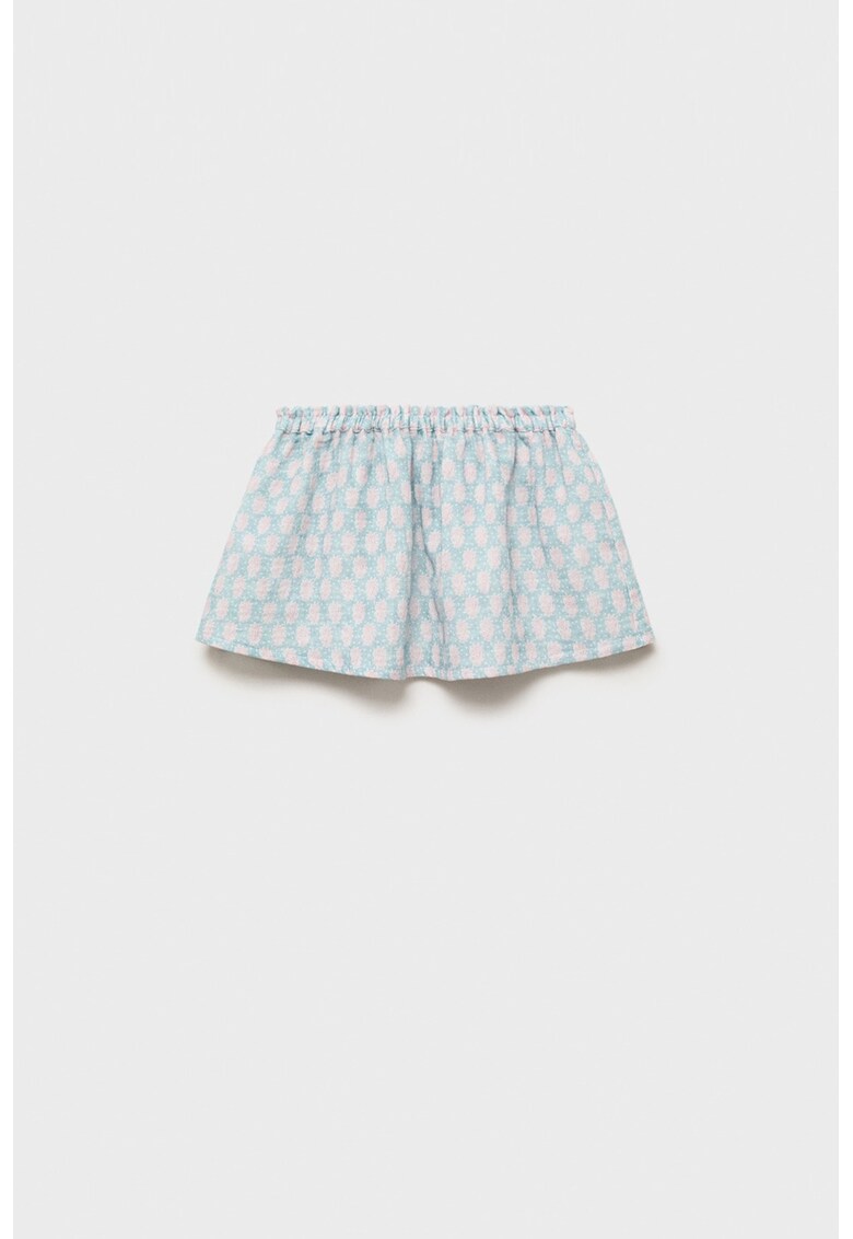 Fusta evazata cu model floral