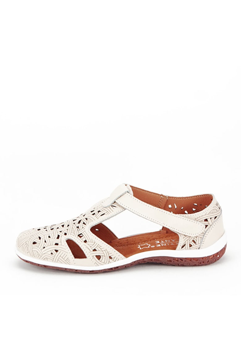 Balerini bej din piele naturala CXWL2118 M5 12721