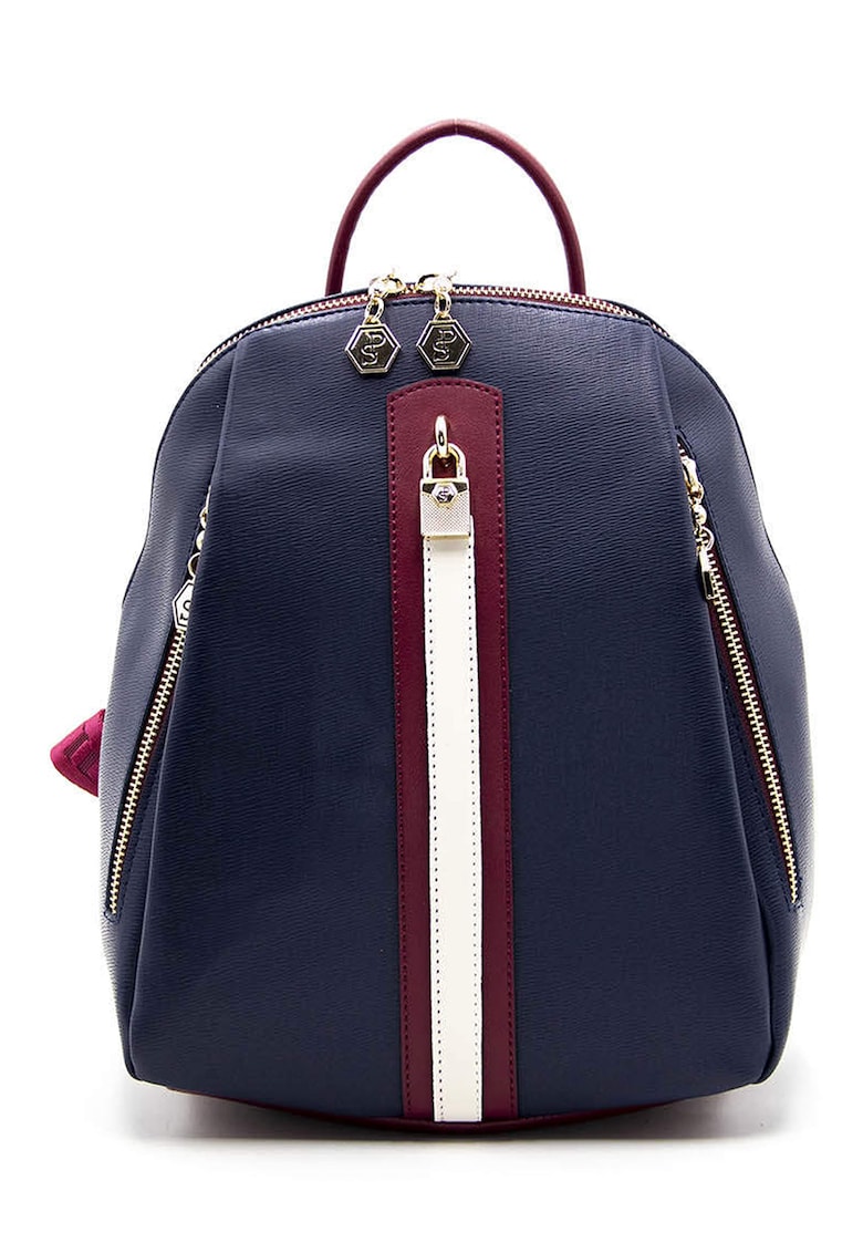 Rucsac din piele ecologica cu buzunare multiple