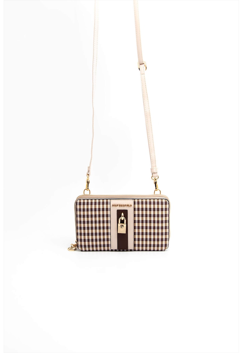 Geanta crossbody din piele ecologica cu bareta ajustabila si detasabila