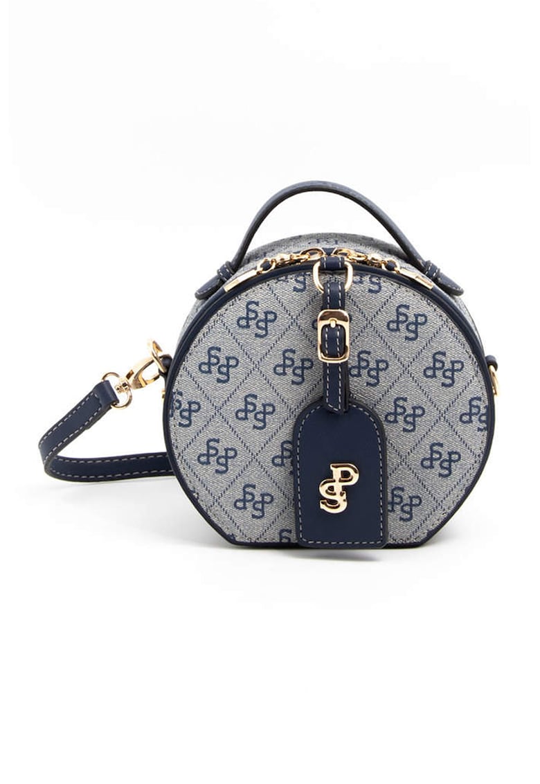 Geanta crossbody din piele ecologica cu model