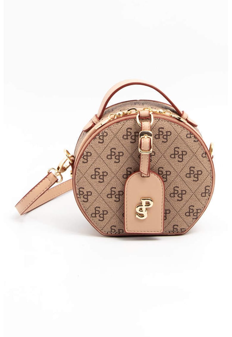 Geanta crossbody din piele ecologica cu model