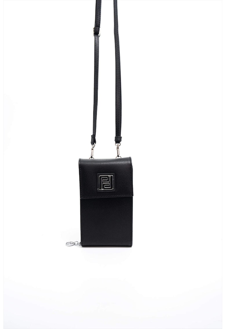 SilverPolo Geanta crossbody din piele ecologica - Negru - 19X11X4