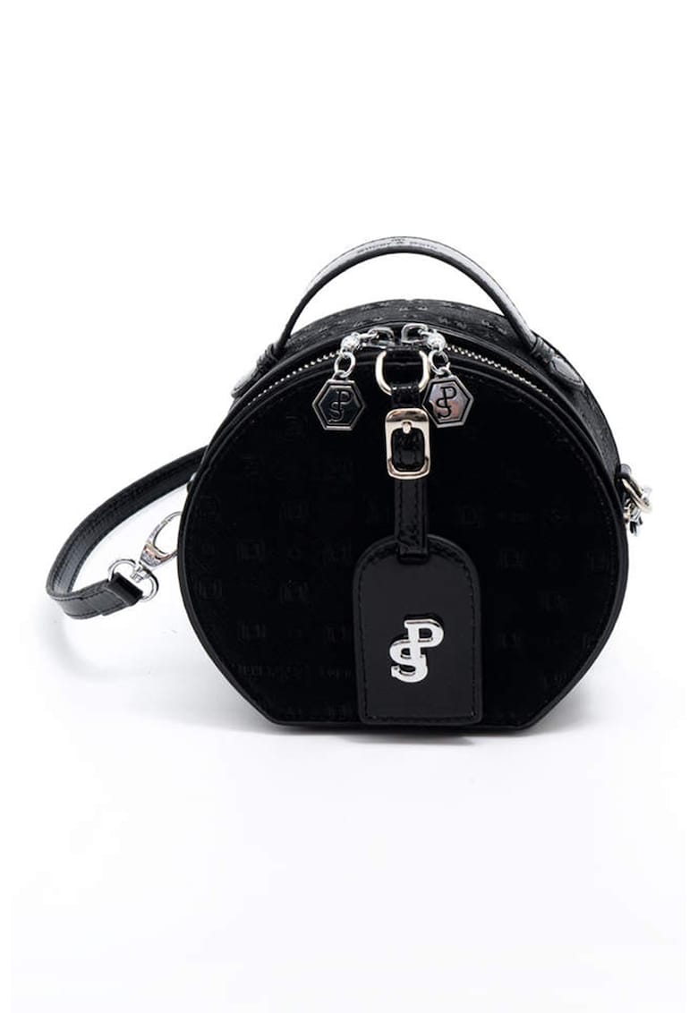 Geanta crossbody din piele ecologica cu fermoar