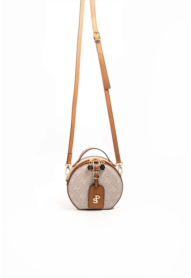 Geanta crossbody cu fermoar si model