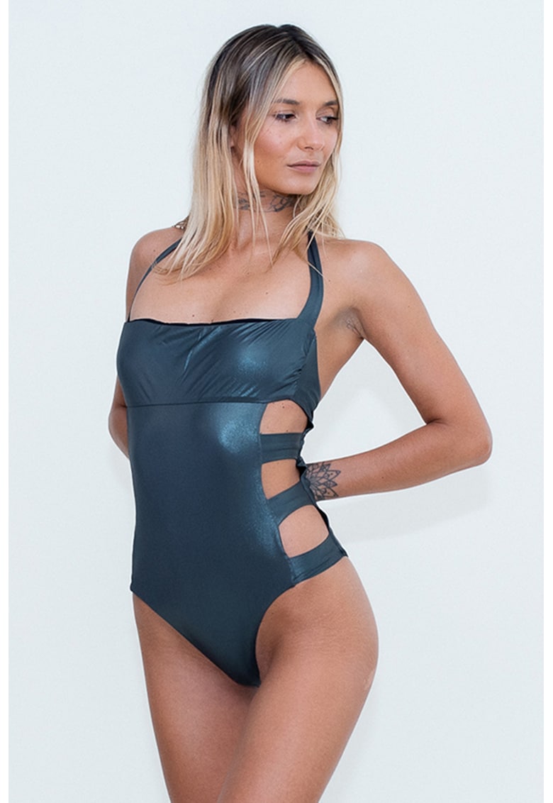 Costum de baie intreg cu decupaje laterale