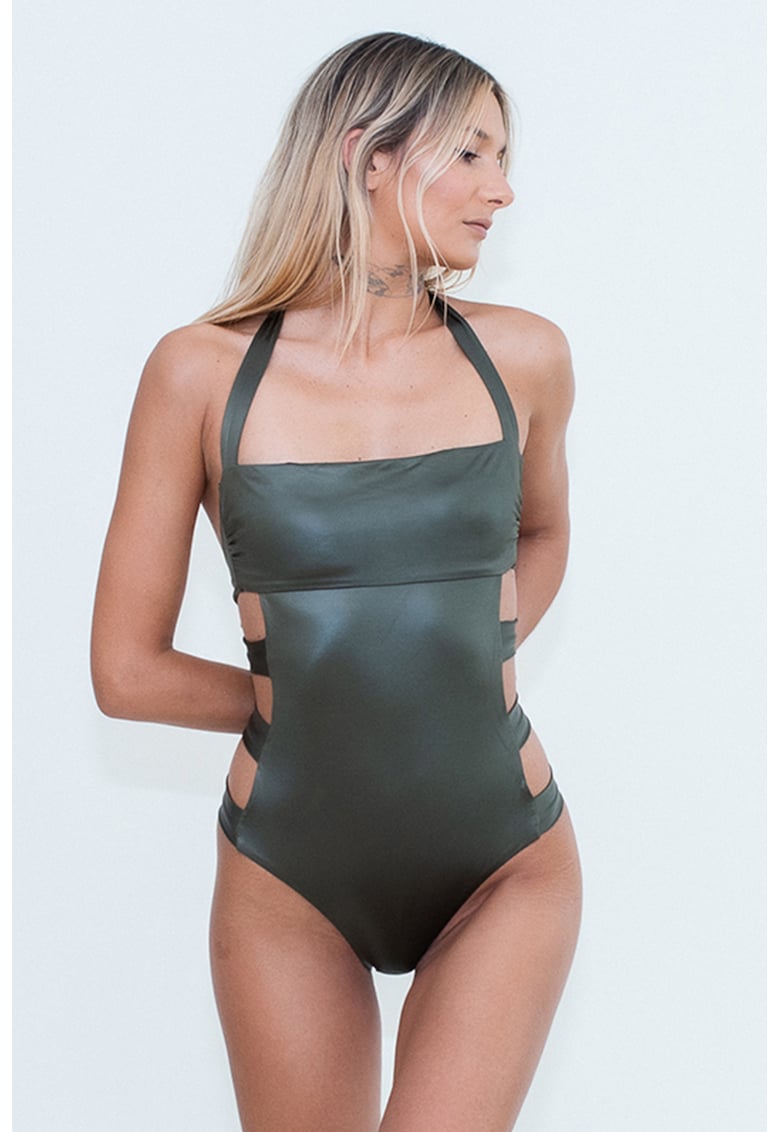 Costum de baie intreg cu decupaje Costum de baie intreg cu decupaje