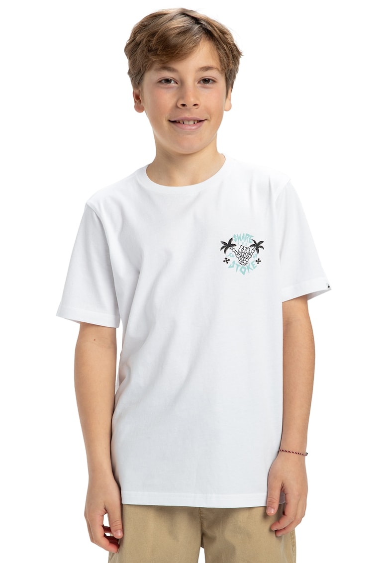 Tricou cu imprimeu grafic pe spate Share The Stoke Tricou cu imprimeu grafic pe spate Share The Stoke