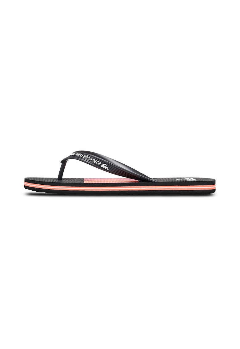 Papuci flip-flop Molokai Stripe 25 - Negru/Coral