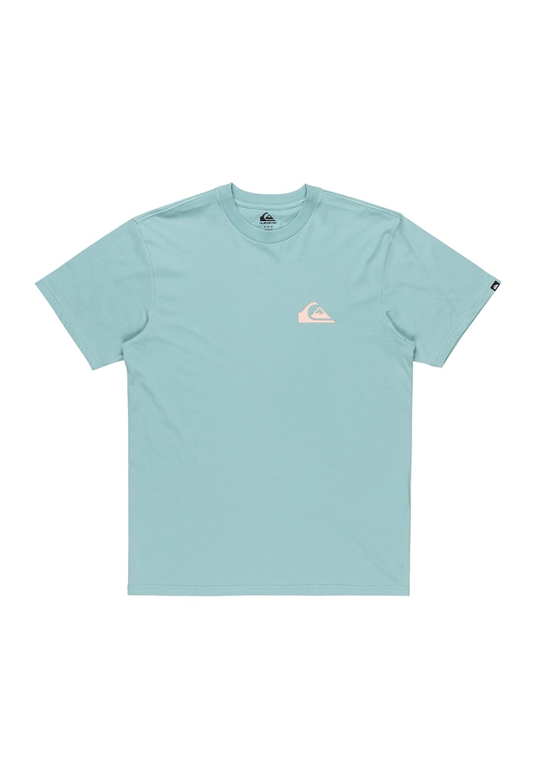 Tricou de bumbac cu logo discret Ev