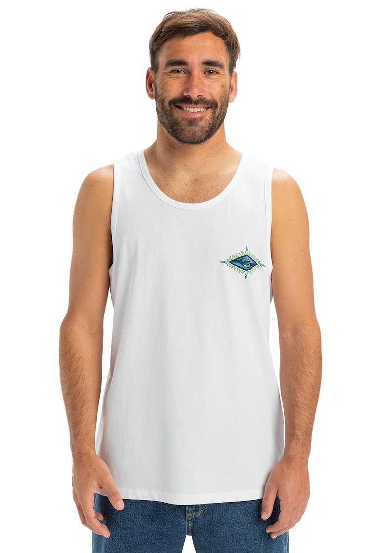 Tricou cu decolteu la baza gatului si imprimeu pe spate Tricou cu decolteu la baza gatului si imprimeu pe spate