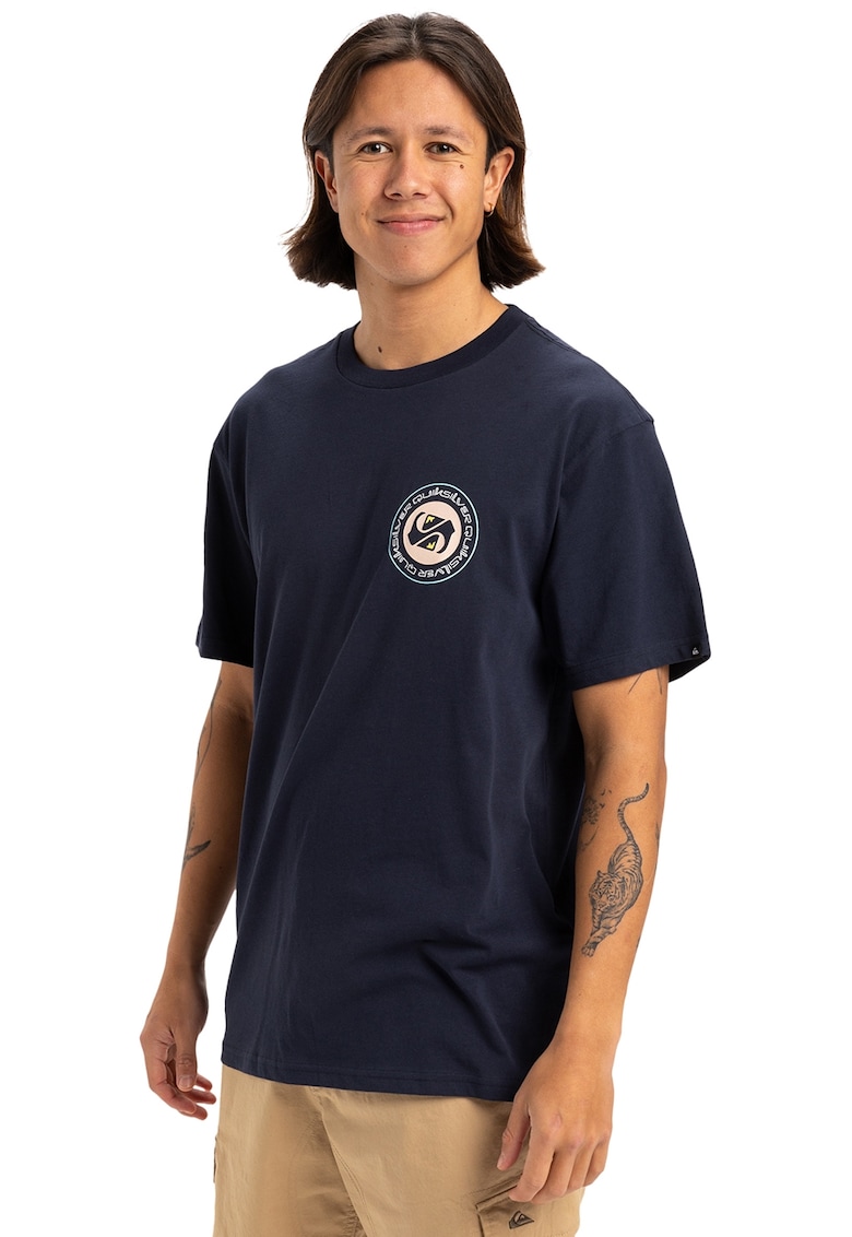 Tricou cu imprimeu pe spate Circle