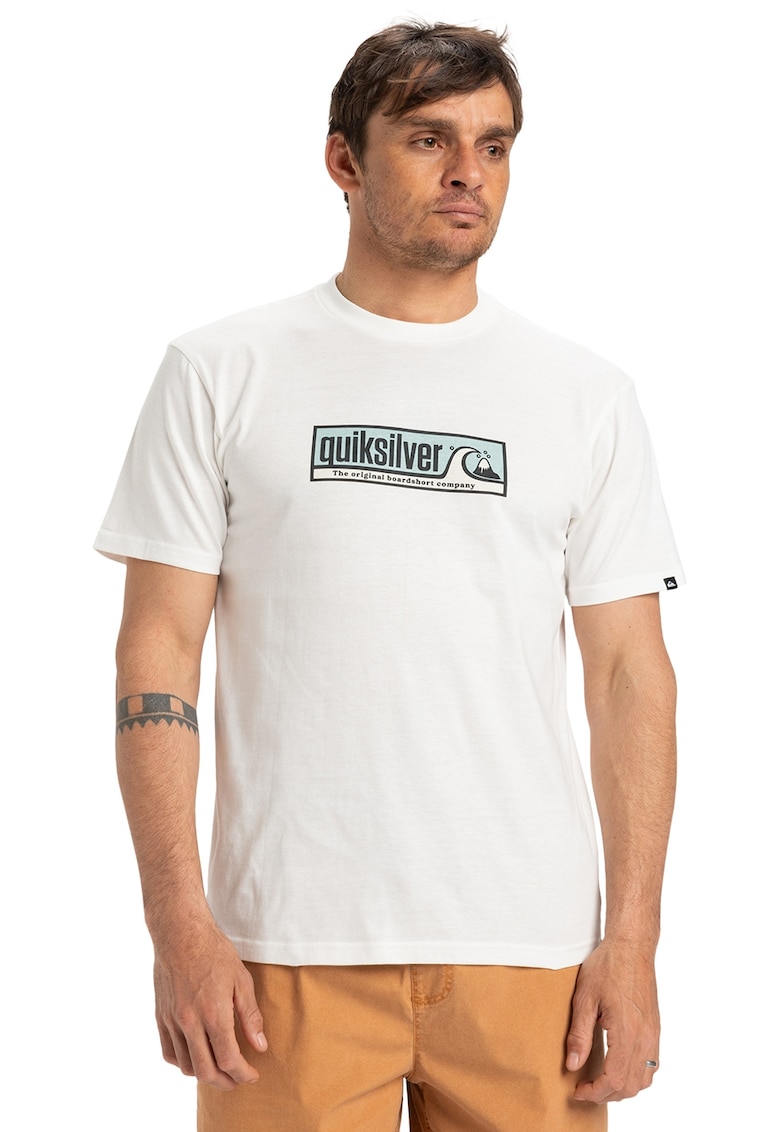 Tricou de bumbac organic cu logo Evo Endless