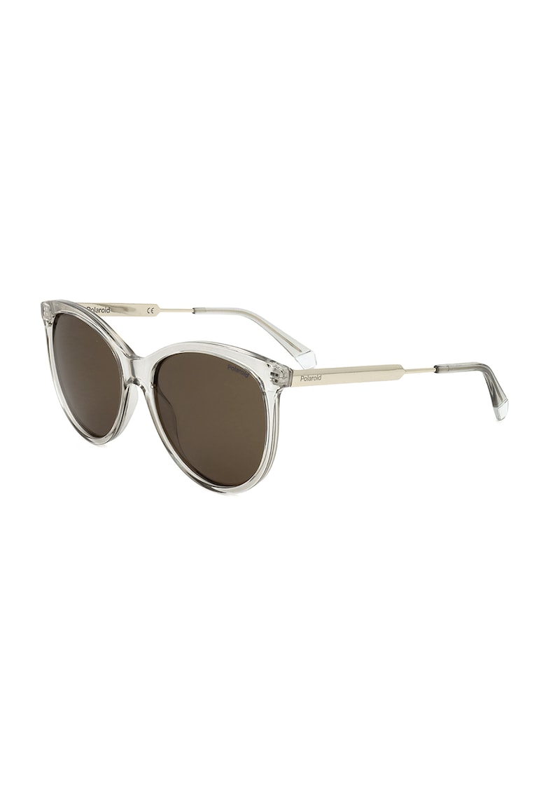 Ochelari de soare rotunzi cu lentile polarizate - Transparent