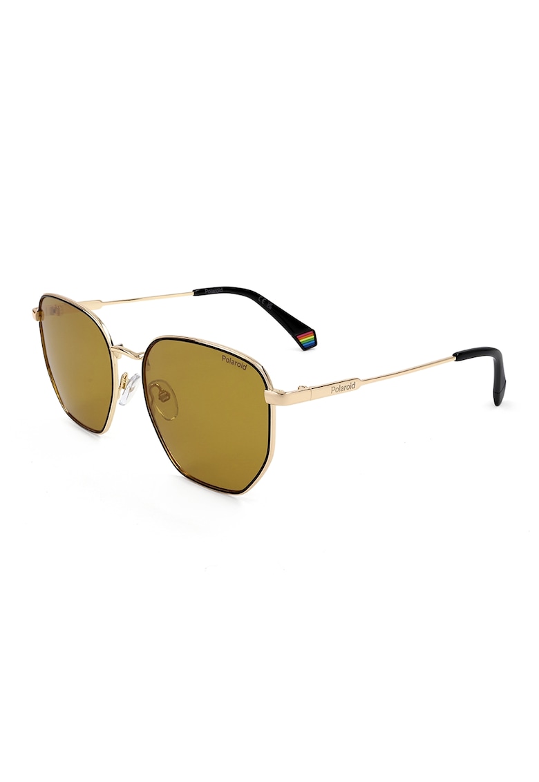 Ochelari de soare aviator unisex cu lentile polarizate - Auriu - Negru