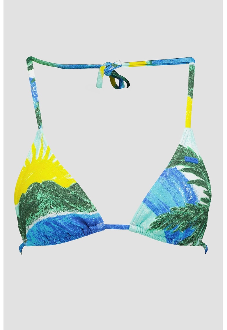 Sutien de baie cu burete si imprimeu