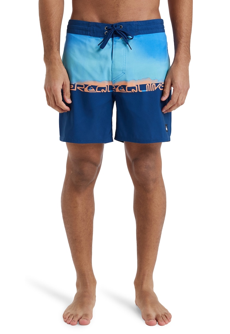 Pantaloni scurti de baie cu logo si snur