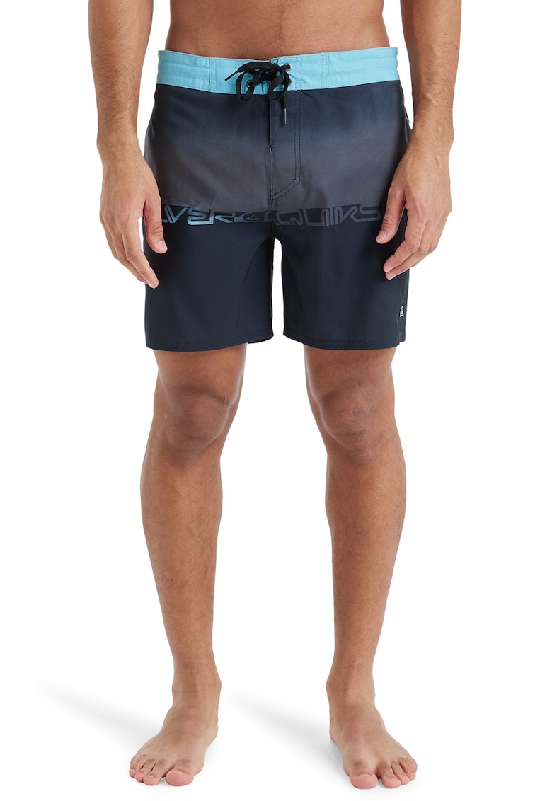 Pantaloni scurti de baie cu logo si snur